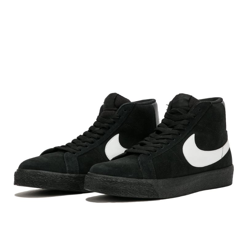 nike sb zoom blazer mid black and white