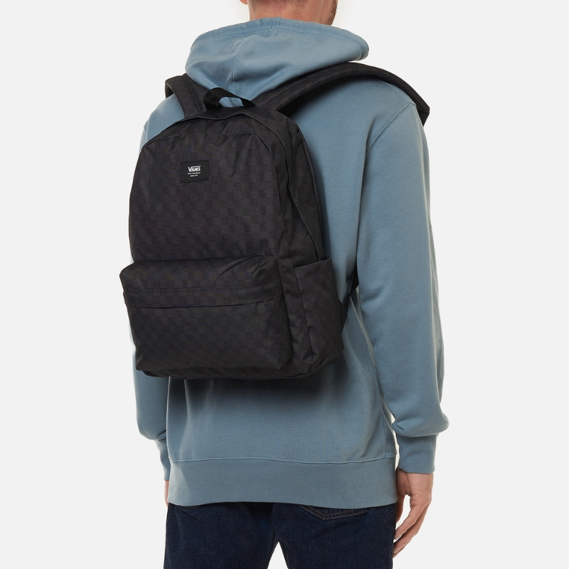 Vans on sale charcoal backpack