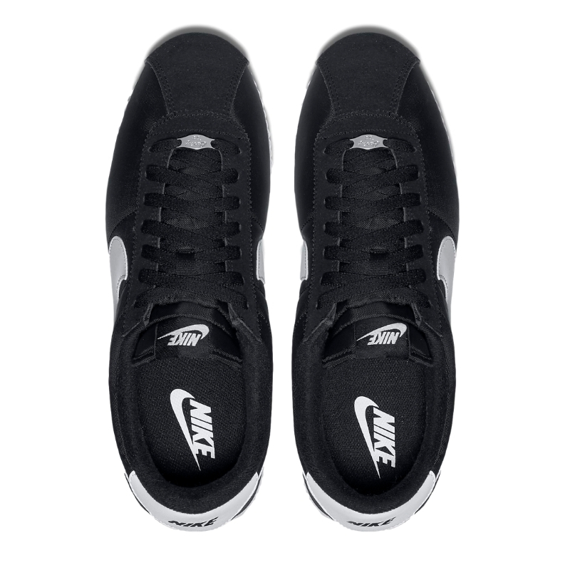 Nike cortez basic nylon hotsell - black/white