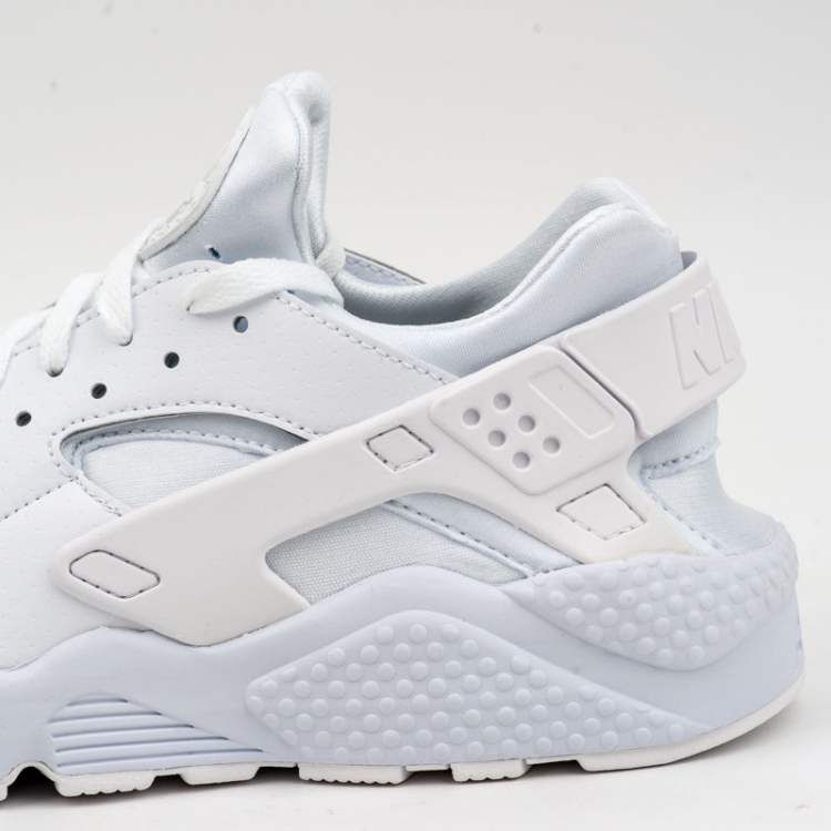 Nike huarache platinum white best sale