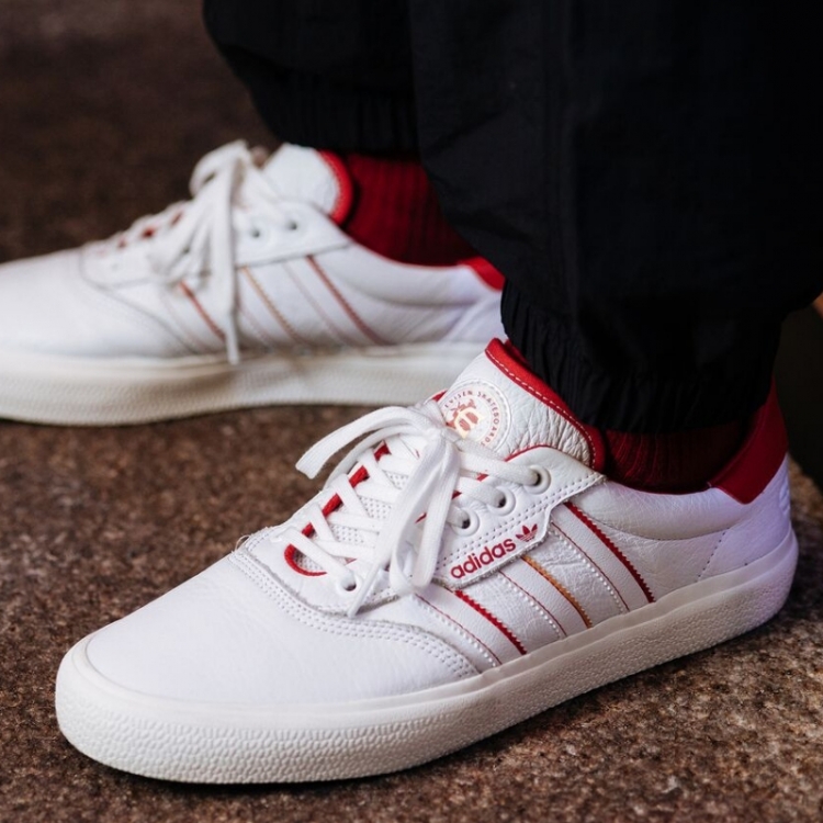 Adidas Skateboarding 3MC X Evisen DB3506 ftwr white scarlet