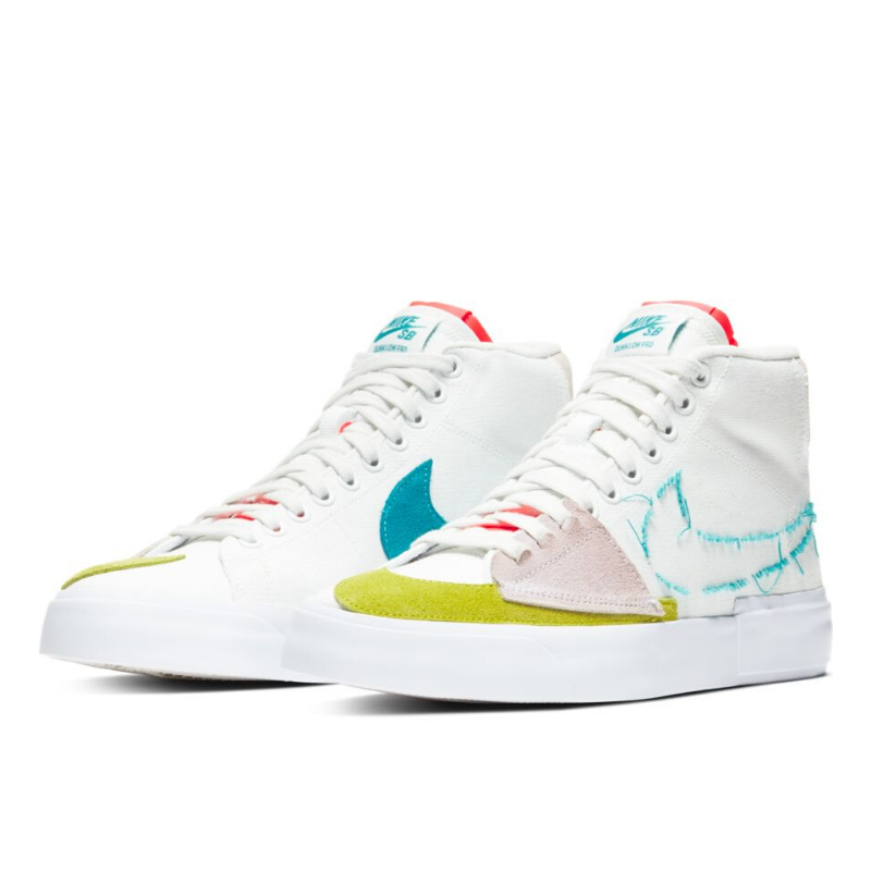 Nike sb blazer mid edge cheap oracle aqua