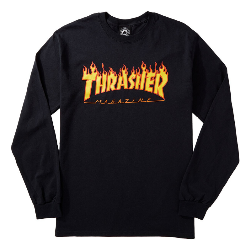 Трэшер купить. Thrasher t Shirt. Футболка трэшер. Трешер Лонг. Футболка трэшер оригинал.