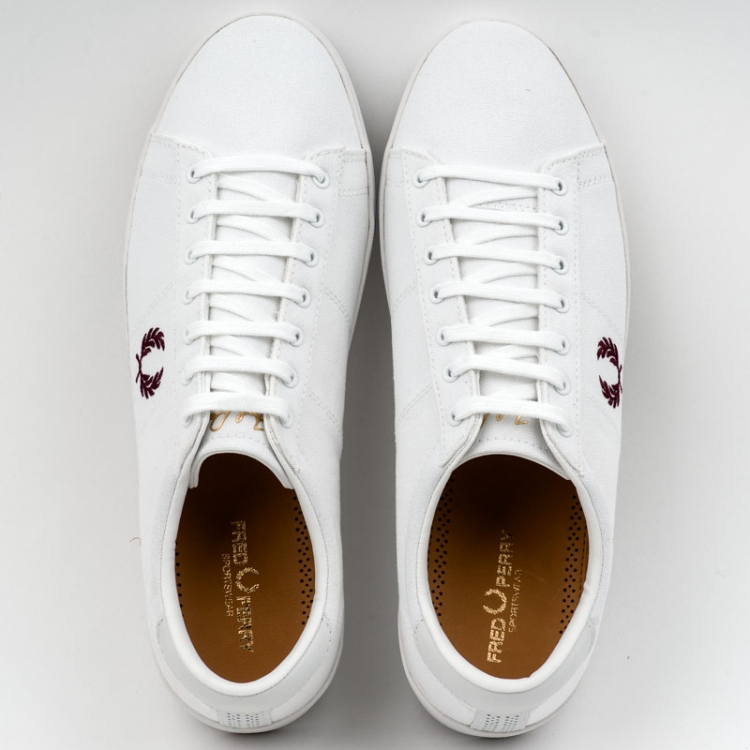 Fred Perry Spencer Canvas B8285 200 white