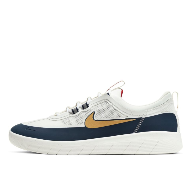 Nike SB Nyjah Free 2 BV2078 400 obsidian club gold white