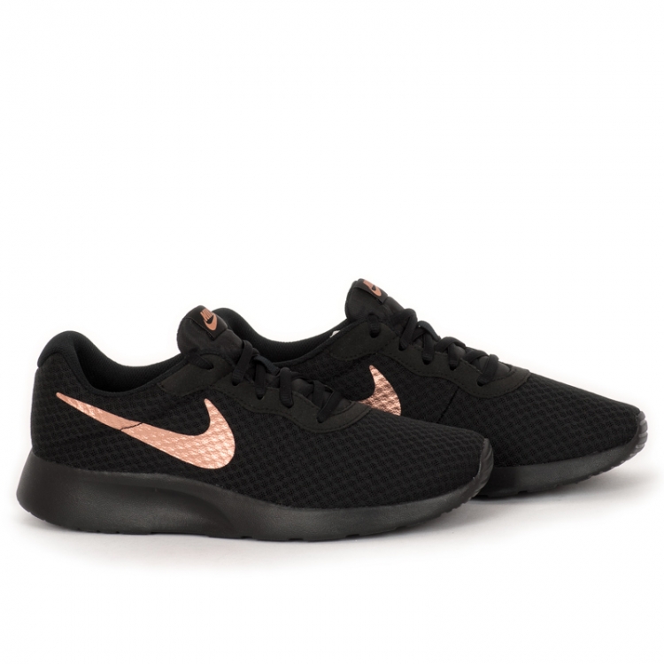 Nike Wmns Tanjun 812655 005 black metallic red bronze