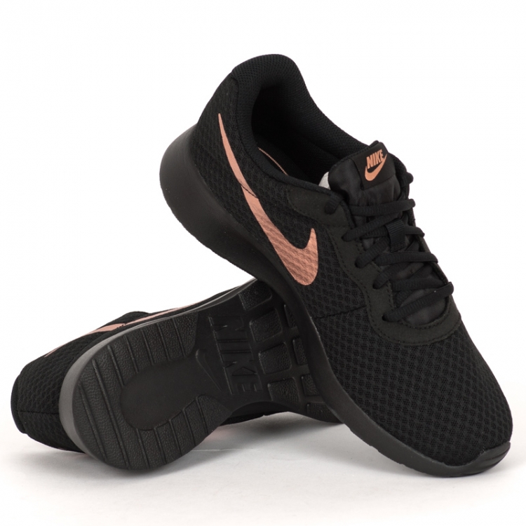 Nike Wmns Tanjun 812655 005 black metallic red bronze