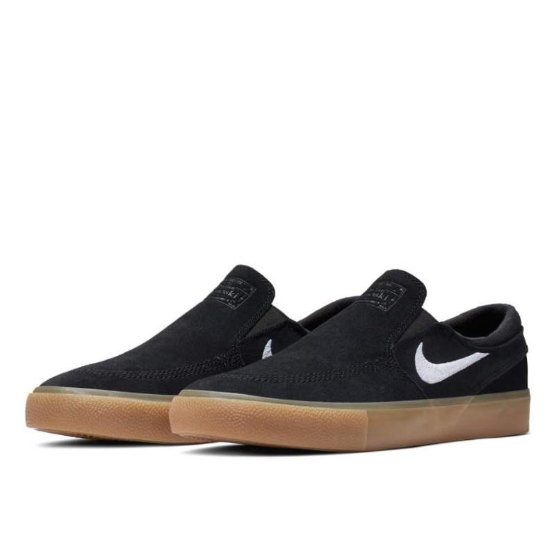 Nike sb slip on black sale