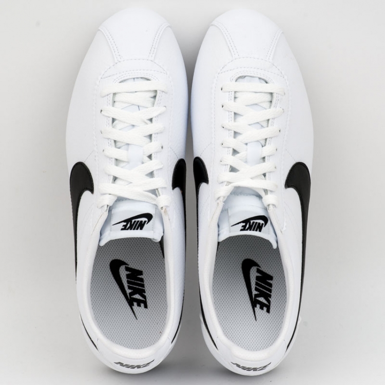 Nike cortez white leather on sale