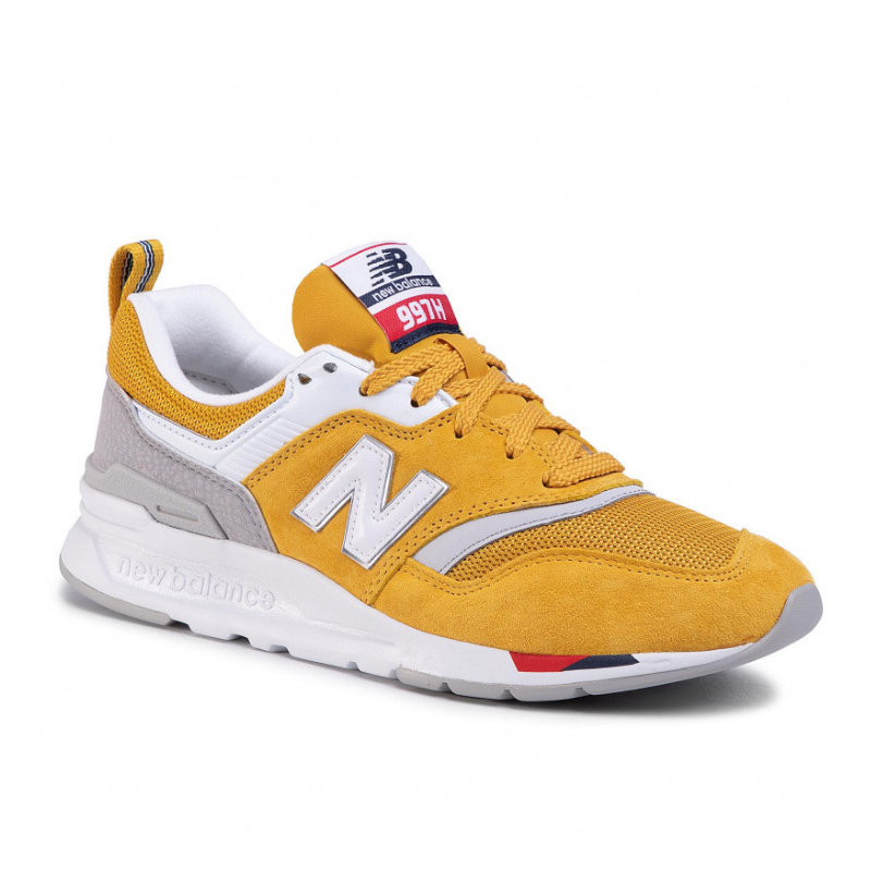 new balance yellow red