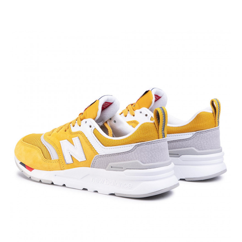 new balance yellow red