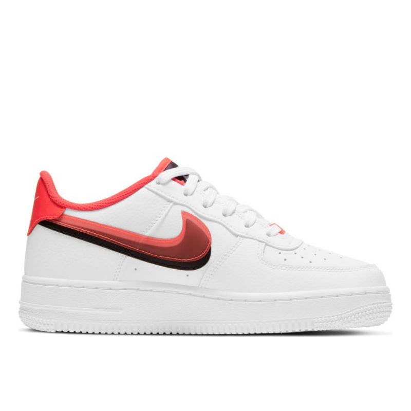 Air force 1 white red black best sale