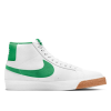Кеды Nike SB Zoom Blazer Mid 864349-106 (white-lucky green)