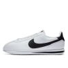 Кроссовки Nike Cortez Basic Leather 819719-100 (white-black-metallic silver)