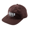 Кепка Baker Brand Logo Cord Snapback baklgcordcap-brn (brown)