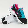 Кроссовки детские женские Nike Huarache Run GS 654280-005 (black-white-pink blast)