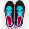 Кроссовки детские женские Nike Huarache Run GS 654280-005 (black-white-pink blast)