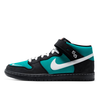 Кеды Nike SB Dunk Mid Pro ISO CV5474-001 (black-white-black-fresh water)