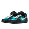 Кеды Nike SB Dunk Mid Pro ISO CV5474-001 (black-white-black-fresh water)