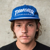 Кепка Thrasher Logo Rope Snapback 3131334 (blue-white)