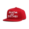 Кепка Thrasher Sad Embroidered Snapback 3131330 (blood red)