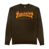 Толстовка Thrasher Inferno 312728 (dark chocolate)