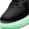 Кроссовки Nike Air Force 1 React LV8 CV2218-001 (black-black-barely green)