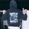 Худи Coppolella Bike Washed Hoodie V1BFB1209 (black whashed)