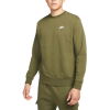 Толстовка Nike Club Mens French Terry Crew BV2667-326 (olive)