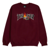 Толстовка Thrasher Cop Car Crew 312725 (maroon)