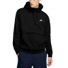 Худи Nike Club Fleece Half Zip Hoodie BV2699-010 (black-white)