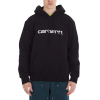 Худи Carhartt Hooded Carhartt Sweat I029419 (black-white)