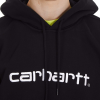 Худи Carhartt Hooded Carhartt Sweat I029419 (black-white)