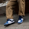 Кроссовки Nike Dunk Low FQ8826-100 (white-football grey-game royal)
