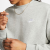 Толстовка Nike Club Mens French Terry Crew BV2667-063 (heather grey)