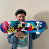 Скейтборд В Сборе Push Louie Barletta Guest Complete PUSH515001 (red-blue)