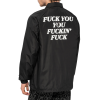 Коуч Ripndip Fuckin Fuck Coaches Jacket RND10053 (black) Коуч Ripndip Fuckin Fuck Coaches Jacket RND10053 (black)