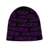 Шапка Postaments Wordz pst-bean-wrdz-blkvio-24 (black-violet)