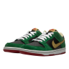 Кеды Nike SB Dunk Low Premium "Miller High Life" 313170-008 (black-metallic gold-pine green)