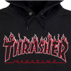 Худи Thrasher Flame Logo Hoodie 311032 (black-red)