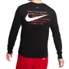 Лонгслив Nike Double Swoosh Ls Shirt DB6156-010 (black)