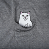 Футболка Ripndip Lord Nermal Pocket Tee RND0412W (heather grey)