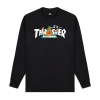 Лонгслив Thrasher X Toy Machine Vortex Ls 314065 (black)
