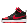 Кроссовки Nike Court Borough Mid 2 GS CD7782-003 (black-university red)