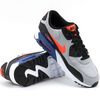 Кроссовки детские Nike Air Max 90 Mesh GS 833418-002 (wolf grey-total crimson)
