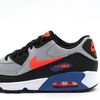 Кроссовки детские Nike Air Max 90 Mesh GS 833418-002 (wolf grey-total crimson)