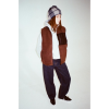 Жилет Magamaev Reversible Fleece Vest maga24-revest-brw (brown)