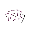 Винты Footwork Shiny Purple fwsb-blt-sprp (multi)
