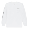 Лонгслив Ripndip Lord Nermal Pocket Ls RND0427 (white)