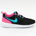 Кроссовки детские женские Nike Roshe One GS 599729-013 (black-gmm blue)